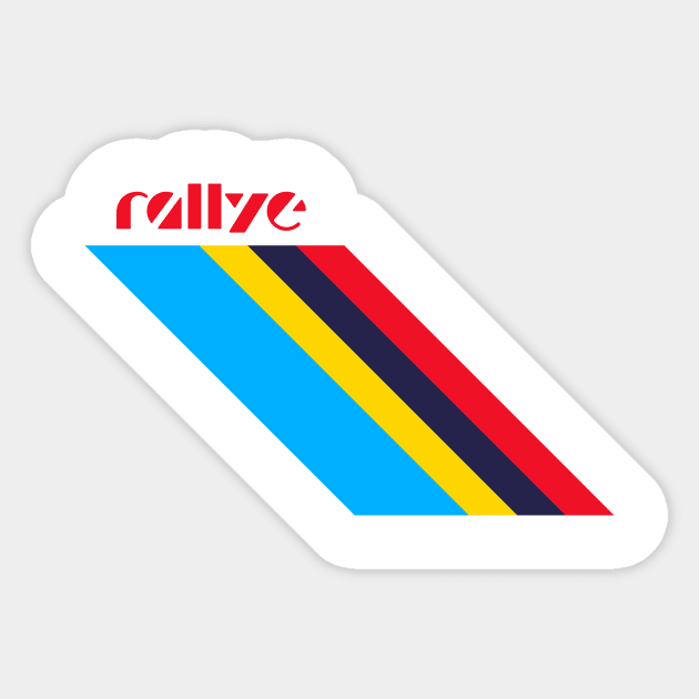 Peugeot 205 Rallye Rally Sticker TeePublic